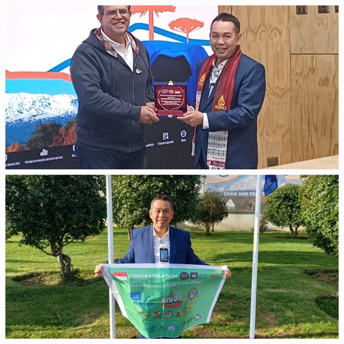 Toba Caldera UNESCO Global Geopark Kembali Mendapatkan Status Green Card.