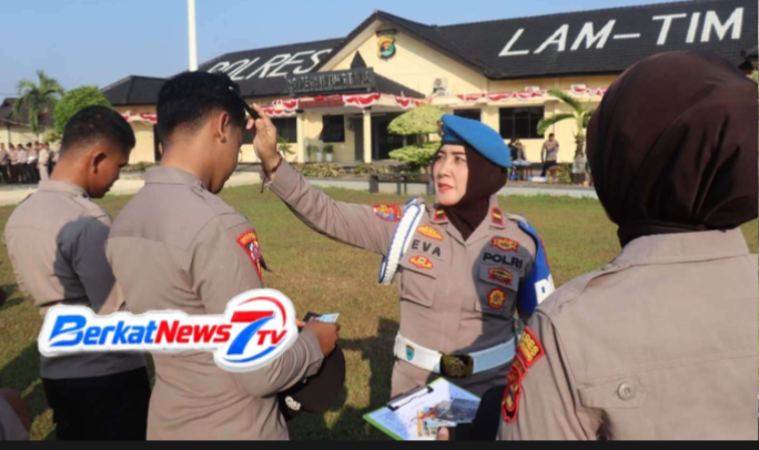Bid Propam Polda Lampung Gelar Gaktibplin Di Polres Lampung Timur, Perkuat Disiplin Dan Profesionalisme Personil