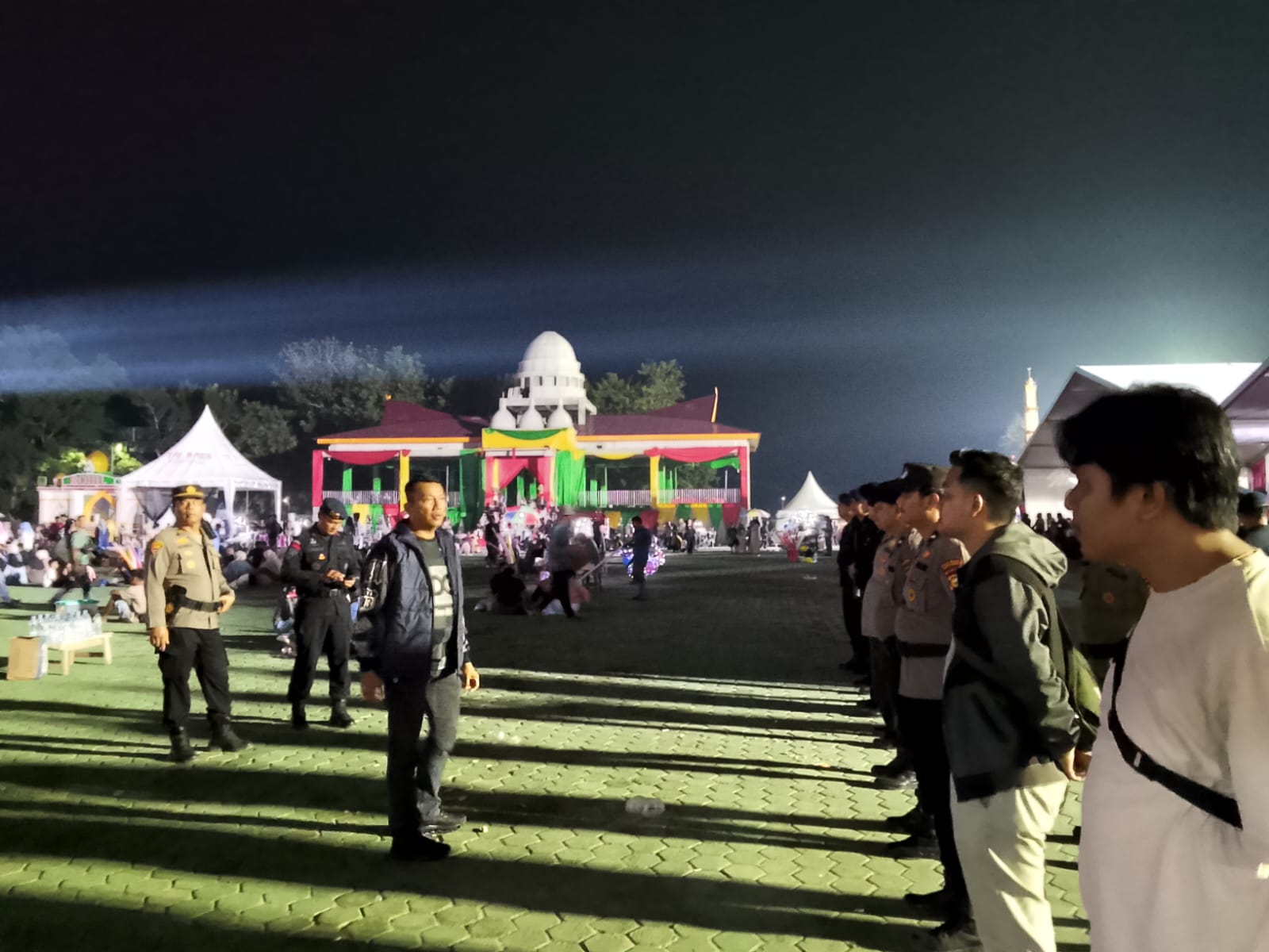 Polres Kuansing Pastikan Pengamanan Kuansing Bersholawat Hadad Alwi Berjalan Aman dan Kondusif